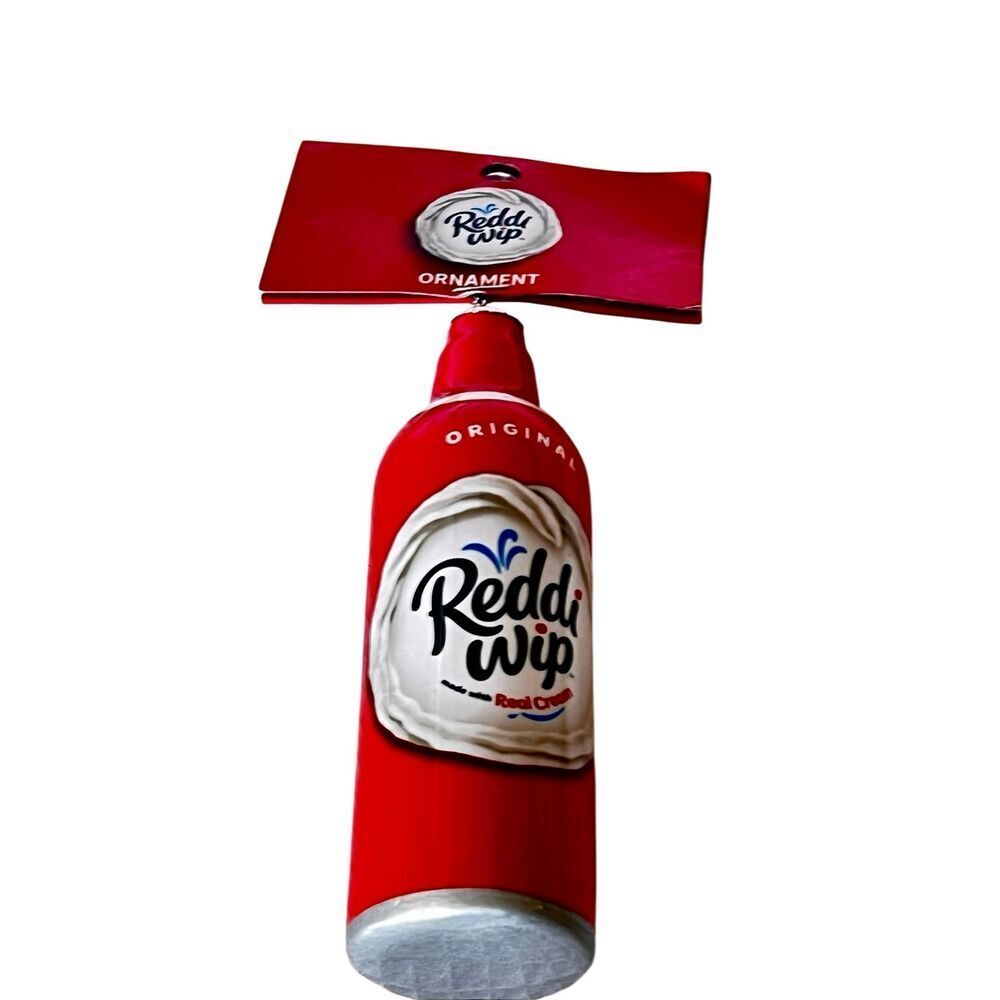 New With Tags Christmas Ornament Reddi Wip Whipped Topping Advertising Retro - Picture 2 of 7